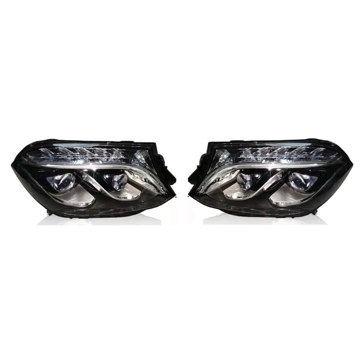 Car Craft Compatible With Mercedes Benz Ml W166 2012-2015 Car Front Upgraded Head Light Lamp Xenon Headlight Retrofit Upgrade Modified Led Drl Hid Maybach Style W166-011 Gc
