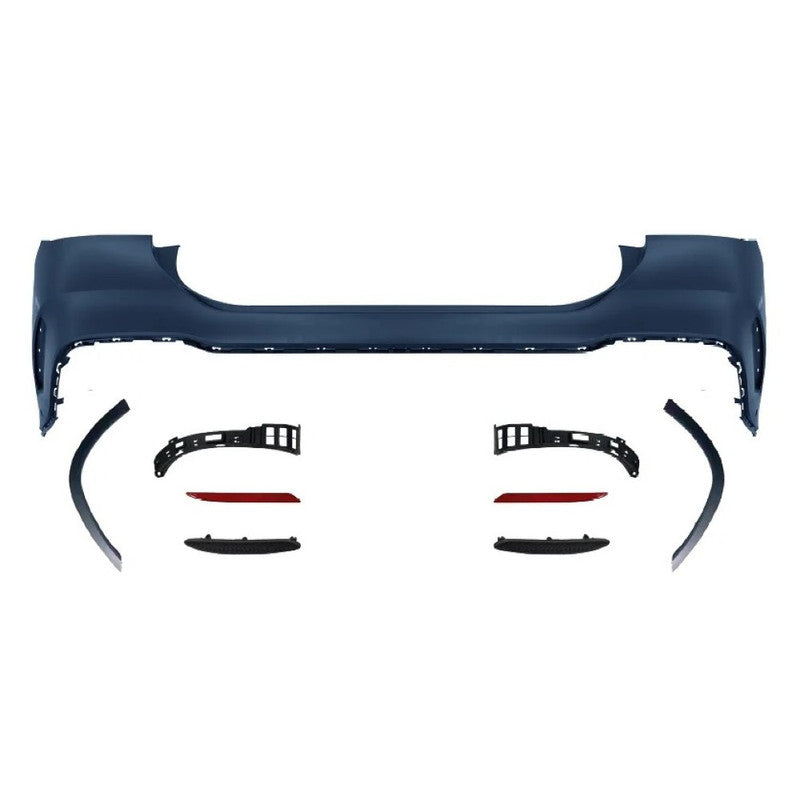 Car Craft Compatible With Mercedes Benz Gle Coupe C167 W167 2019-2024 Upgrade Convert To Gle63 Amg Bodykit Rear Bumper Gc C167-017