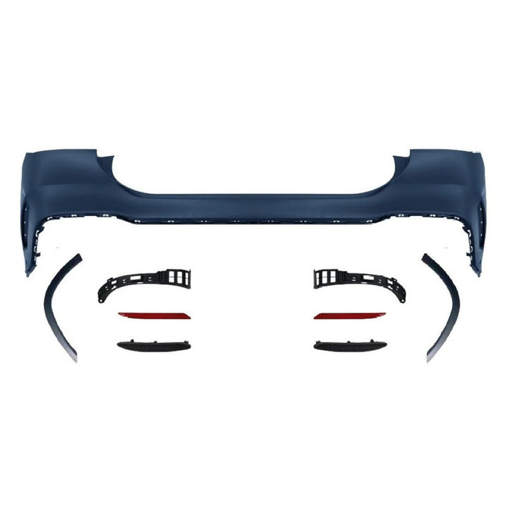 Car Craft Compatible With Mercedes Benz Gle Coupe C167 W167 2019-2024 Upgrade Convert To Gle63 Amg Bodykit Rear Bumper Gc C167-017