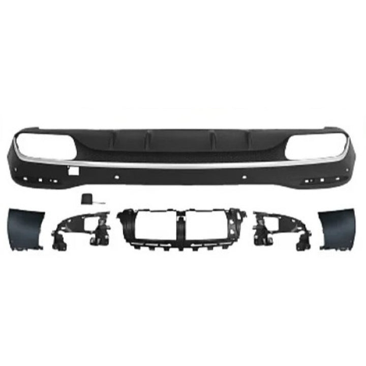 Car Craft Compatible With Mercedes Benz Gle W167 2019-2024 Upgrade Convert To Gle53 Amg Bodykit Rear Bumper After Lip Diffuser