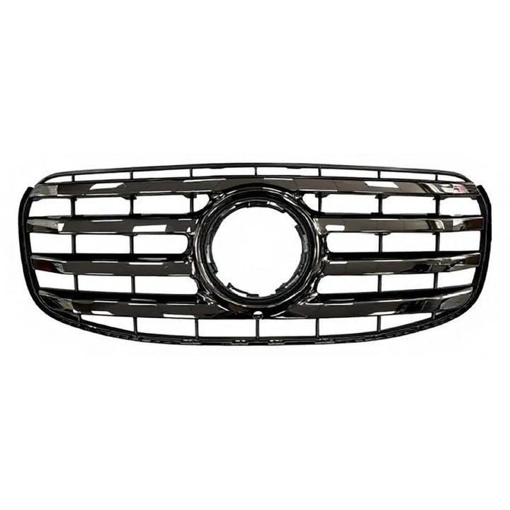 Car Craft Compatible With Mercedes Benz Gls Class W167 X167 2023-2026 Front Bumper Show Grill Standard Black Silver
