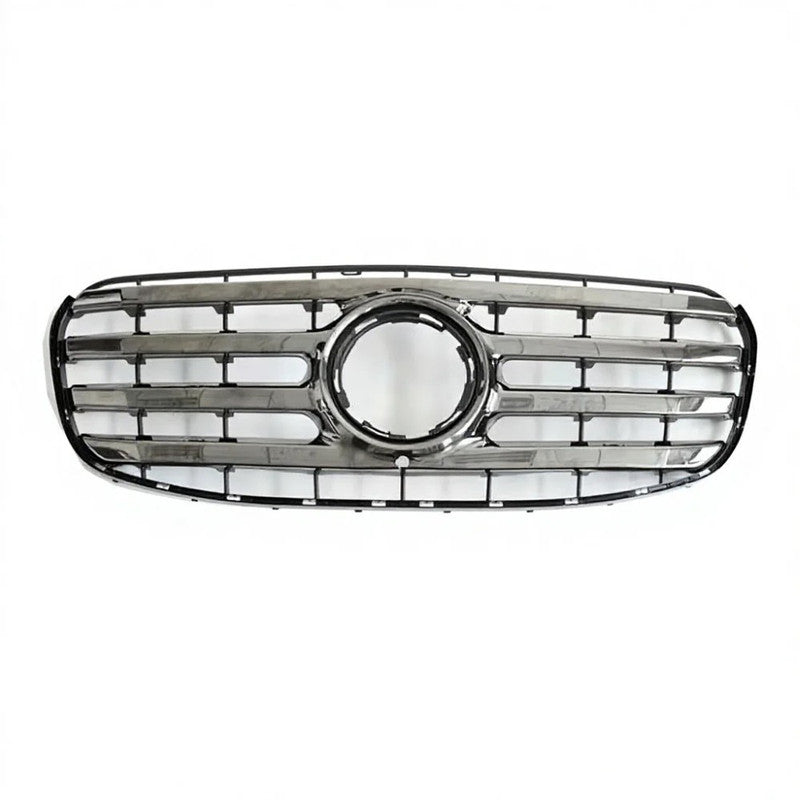 Car Craft Compatible With Mercedes Benz Gls Class W167 X167 2023-2026 Front Bumper Show Grill Standard Silver