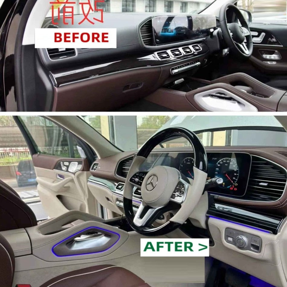 Car Craft Compatible With Mercedes Benz Gls Gls450 X167 W167 2019-2025 Maybach Gls 600 Interior Conversion Bodykit Recliner Seat Dashbord Trim Fridge Trims Seat Cover Upholistry Upholstery - CAR CRAFT INDIA