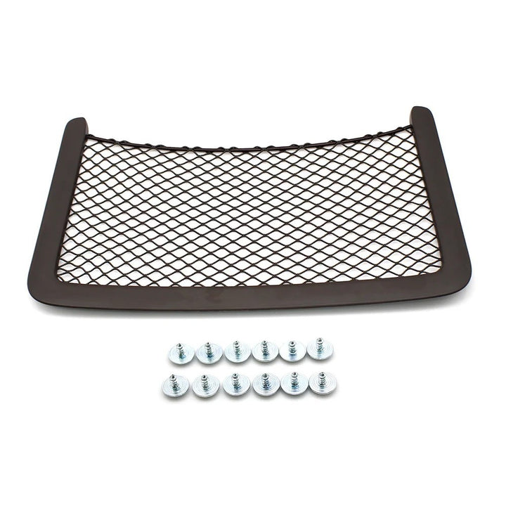 Car Craft Compatible With Mercedes Benz Gle Gls W167 X167 2019-2025 Rear Seat Backrest Storage Pocket Net Cover 16791031028v52 Dark Brown