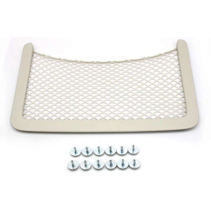 Car Craft Compatible With Mercedes Benz Gle Gls W167 X167 2019-2025 Rear Seat Backrest Storage Pocket Net Cover 16791031028u04 Light Beige