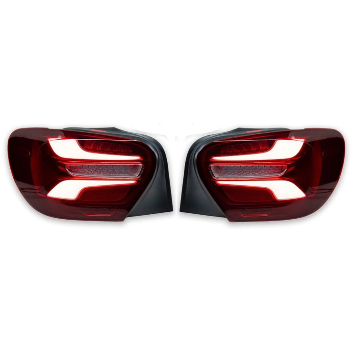 Car Craft Compatible With Mercedes Benz A Class W176 2013-2018 Car Rear Upgraded Tail Light Lamp Xenon Taillight Retrofit Upgrade Modified Led Drl Hid Red CC-10883