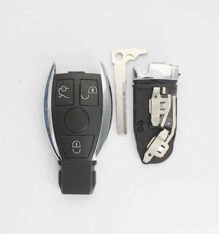 Car Craft Compatible With Mercedes Benz A B C E S G M Class W164 W166 W117 W176 W156 W253 W463 W464 W204 W212 W221 W171 W172 Car Key Cover Shell With Blade 3 Button Benz-ks- 33b