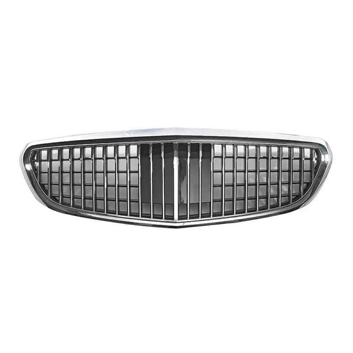 Car Craft Compatible With Mercedes Benz C Class W205 C205 Coupe 2019-2021 Upgrade Front Bumper Amg C63 Show Grill Without Camera Hole Maybach Style Gc