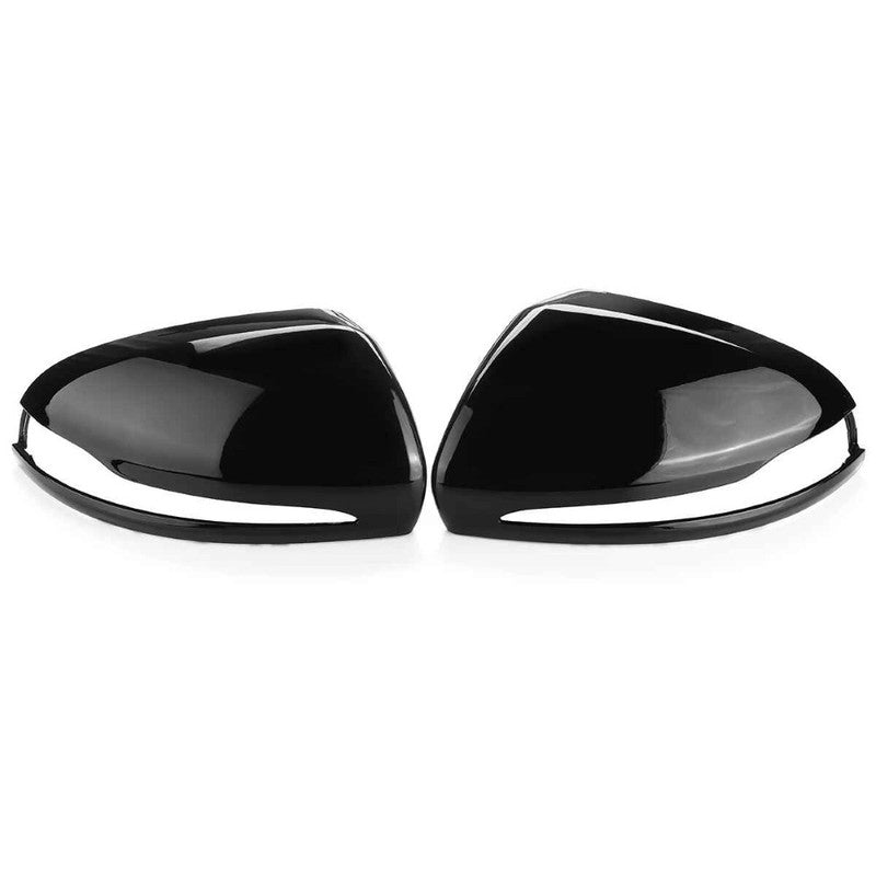 Car Craft Compatible With Mercedes C E S G Glc Class W205 14-21 W213 W238 16-21 W463 18-25 W222 14-25 C253 W253 18-24 Rear View Case Wing Cap Shell Housing Mirror Covers Replacement Style Glossy Black