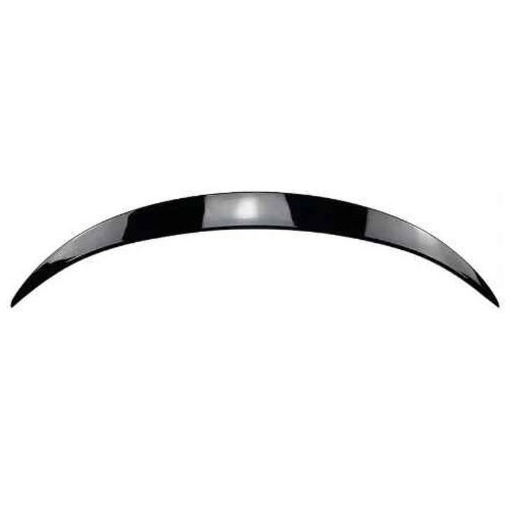 Car Craft Compatible With Mercedes Benz C Class W205 2015-2021 Rear Trunk Wing Boot Lip Skirts Spoiler Amg Style Glossy Black GC W205-035/036 Gb