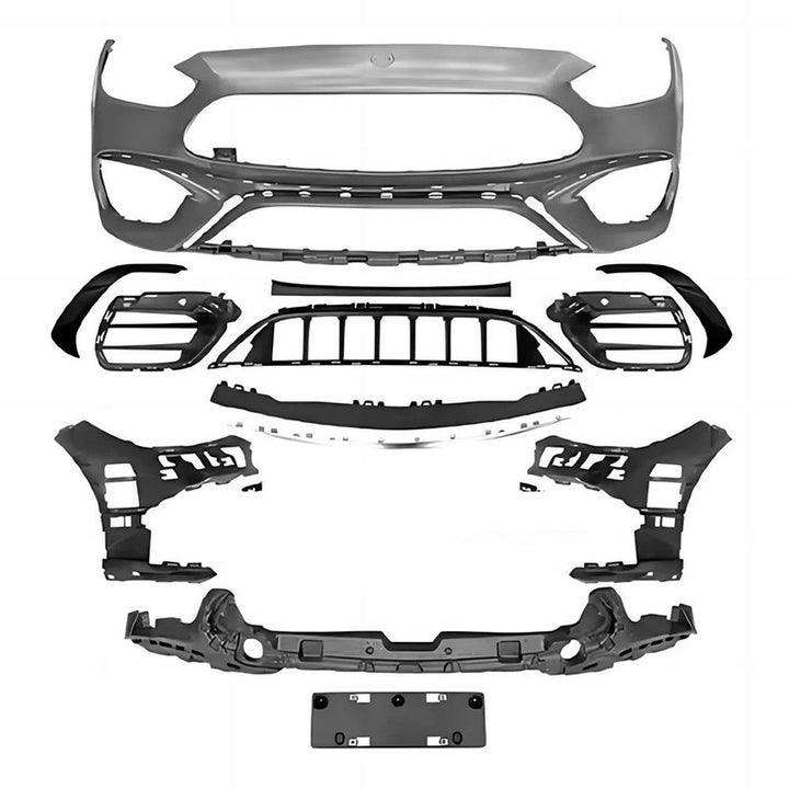 Car Craft Compatible With Mercedes Benz C Class W206 2022-2025 Front Bumper Upgrade Convert To Amg C63 Bumper Bodykit Gc W206-003