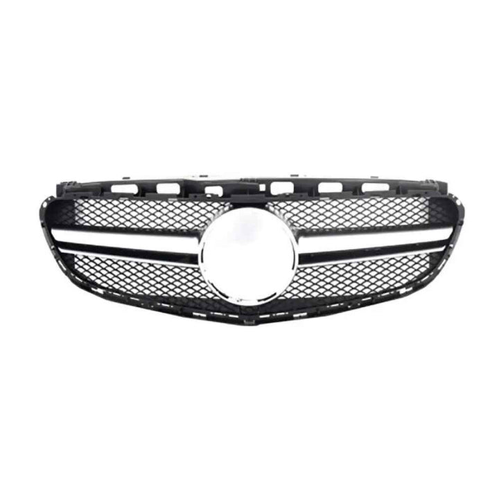 Car Craft Compatible With Mercedes Benz E Class W212 Lci 2014-2016 Upgrade Front Bumper Amg Show Grill Silver Gc W212-003 CC-9704 - CAR CRAFT INDIA