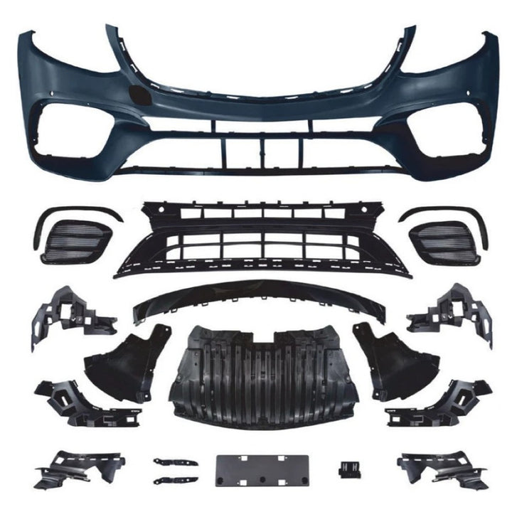 Car Craft Compatible With Mercedes Benz E Class W213 2016-2020 Upgrade Facelift Convert To Amg E63s Classic Amg63 Bodykit Front Bumper Skirt Trim Gc W213-014