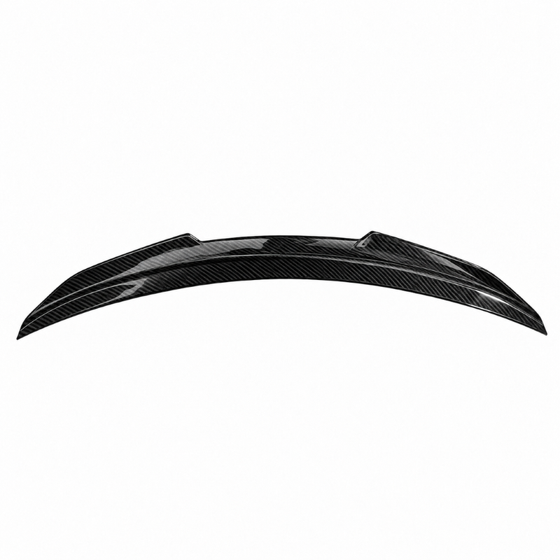 Car Craft Compatible With Mercedes Benz E Class Lci W213 2021-2025 Rear Trunk Wing Boot Lip Wing Spoiler Psm Carbon Black