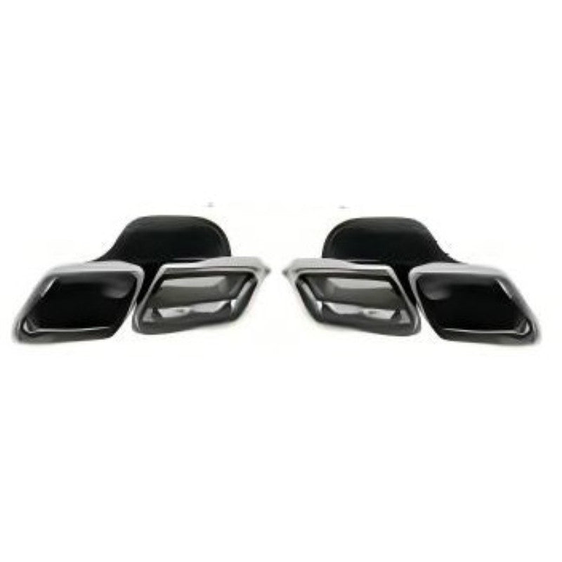 Car Craft Compatible With Mercedes Benz S Class W222 2014-2020 Upgrade Facelift Convert To Amgs63 S63 Bodykit Rear Bumper Exhaust Pipe Tip