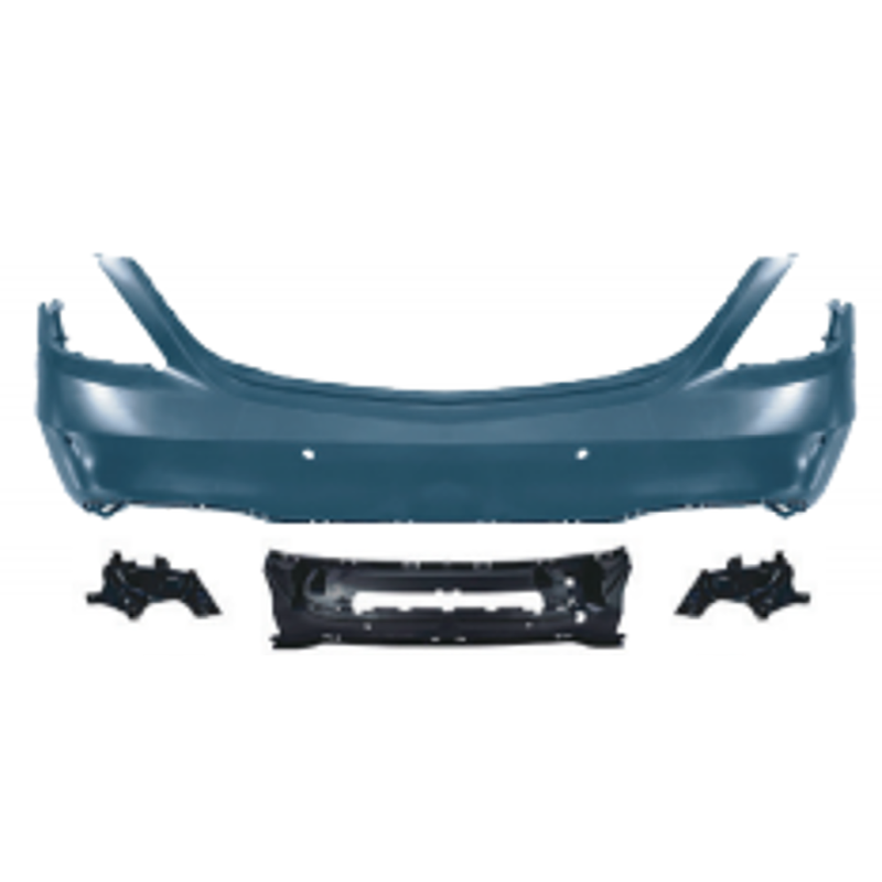 Car Craft Compatible With Mercedes Benz S Class W222 Lci 2018-2020 Upgrade Convert To S Class S63amg Amg63 S63 S65 Amg Rear Bumper Bodykit Skirt Splitter Trim Gc W222-009