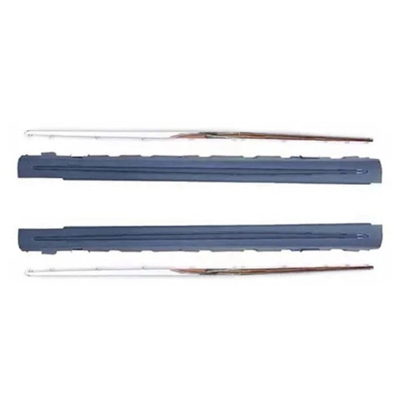 Car Craft Compatible With Mercedes Benz S Class W222 Lci 2018-2020 Upgrade Convert To S Class S63amg Amg63 S63 S65 S450 Amg Maybach Side Skirt Splitter Running Board Gc W222-013 Long