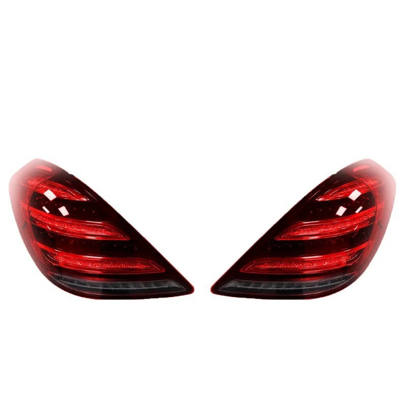 Car Craft Compatible With Mercedes Benz S Class W222 2014-2019 Car Rear Upgraded Tail Light Lamp Xenon Taillight Retrofit Upgrade Modified Led Drl Hid Light Maybach Style Red Shy - CAR CRAFT INDIA