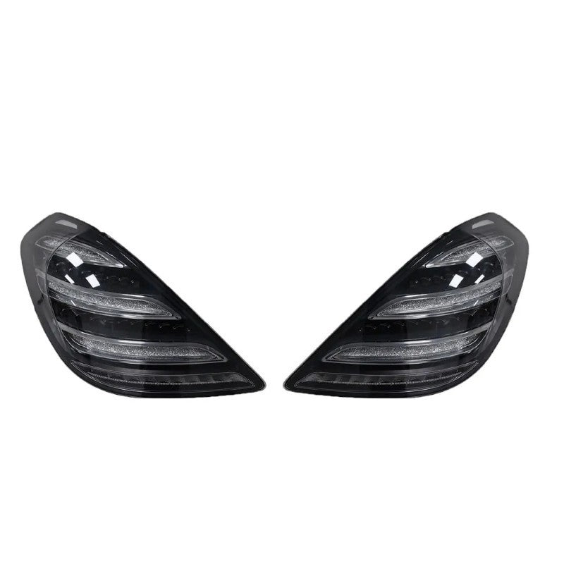 Car Craft Compatible With Mercedes Benz S Class W222 2014-2019 Car Rear Upgraded Tail Light Lamp Xenon Taillight Retrofit Upgrade Modified Led Drl Hid Light Maybach Style Smoke Shy - CAR CRAFT INDIA