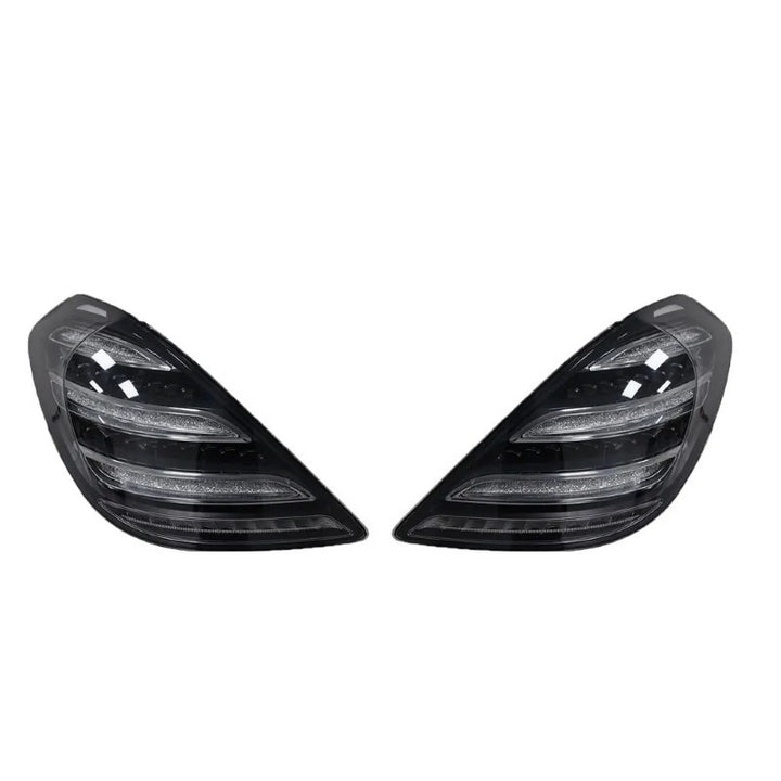 Car Craft Compatible With Mercedes Benz S Class W222 2014-2019 Car Rear Upgraded Tail Light Lamp Xenon Taillight Retrofit Upgrade Modified Led Drl Hid Light Maybach Style Smoke Shy - CAR CRAFT INDIA