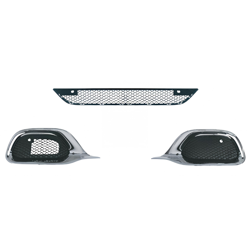 Car Craft Compatible With Mercedes Benz S Class W223 S450 S480 2021 Upgarde Fog Lamp Light Grill Cover Trim To S600 S680 Maybach Style Black Gc W223-004