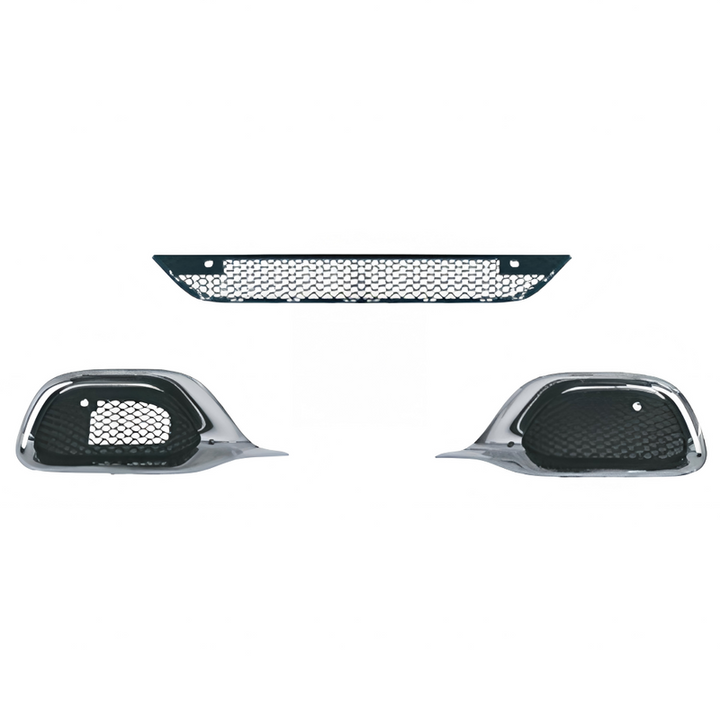 Car Craft Compatible With Mercedes Benz S Class W223 S450 S480 2021 Upgarde Fog Lamp Light Grill Cover Trim To S600 S680 Maybach Style Black Gc W223-004