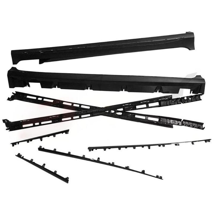 Car Craft Compatible With Mercedes Glc X253 Glc Coupe W253 C253 2019-2022 Side Skirts Skirt Running Board Glc63s Amg Style
