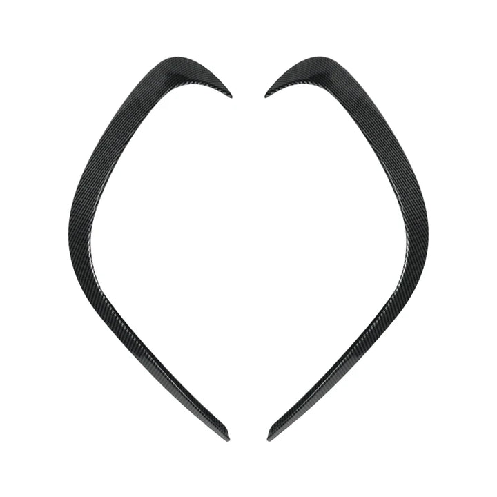 Car Craft Compatible With Mercedes Benz V Class W447 2016-2023 Amg Rear After Bumper Lip Splitter Skirts Canards Zst-1032 Cf Carbon Fiber Look