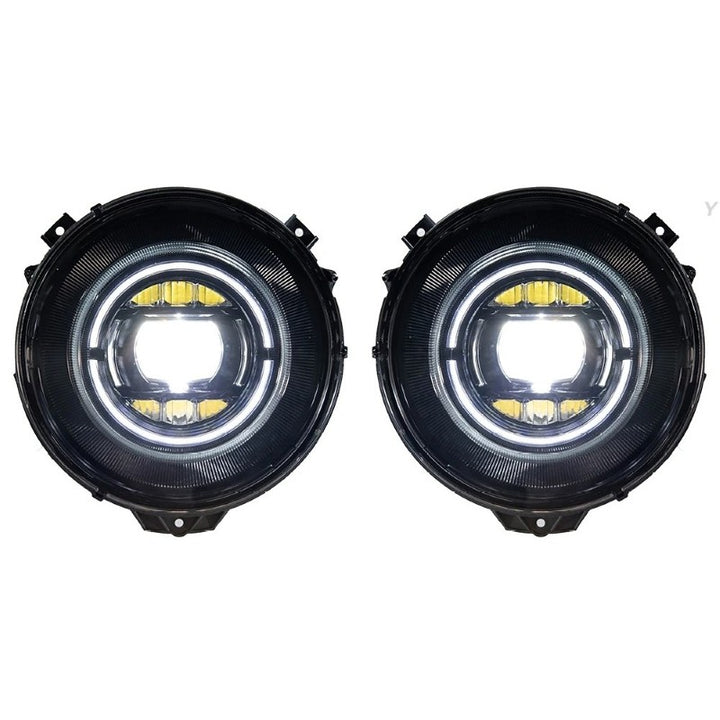 Car Craft Compatible With Mercedes Benz G Class G Wagon G63 G55 W463 2007-2018 Car Front Upgraded Head Light Lamp Xenon Headlight Retrofit Upgrade Modified Led Drl Hid Light Shy - CAR CRAFT INDIA