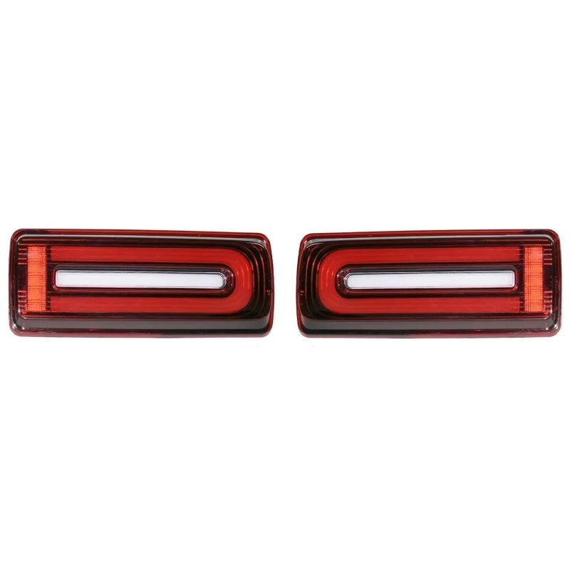 Car Craft Compatible With Mercedes Benz G Class G Wagon G63 G55 W463 2007-2018 Car Rear Upgraded Tail Light Lamp Xenon Taillight Retrofit Upgrade Modified Led Drl Hid Light Red Shy - CAR CRAFT INDIA