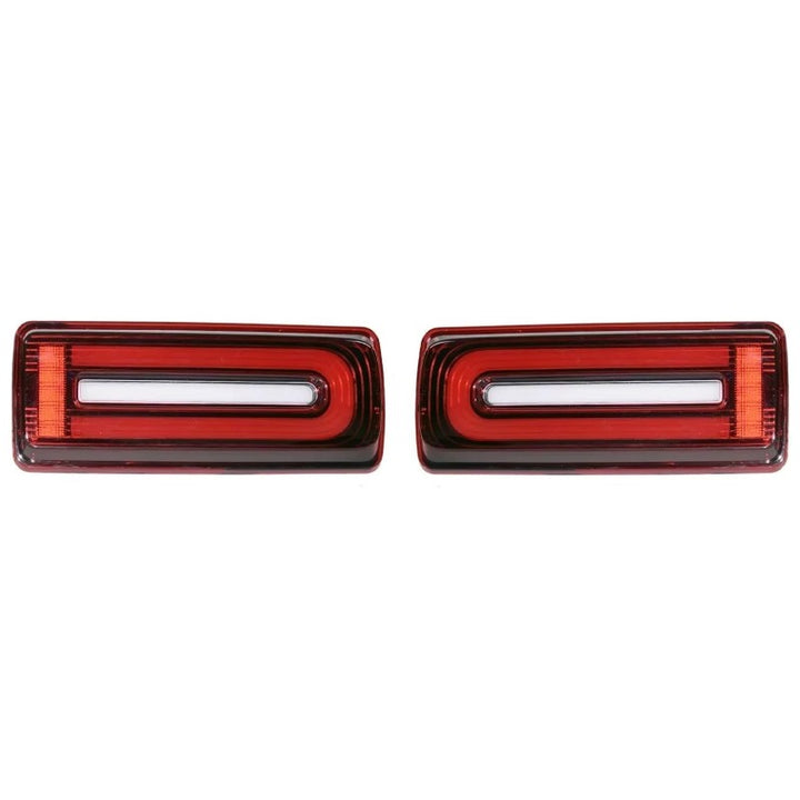 Car Craft Compatible With Mercedes Benz G Class G Wagon G63 G55 W463 2007-2018 Car Rear Upgraded Tail Light Lamp Xenon Taillight Retrofit Upgrade Modified Led Drl Hid Light Red Shy - CAR CRAFT INDIA