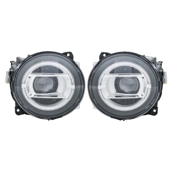 Car Craft Compatible With Mercedes Benz G Class G Wagon G63 G55 W464 2019-2024 Car Front Upgraded Head Light Lamp Xenon Headlight Retrofit Upgrade Modified Led Drl Hid Light Shy - CAR CRAFT INDIA