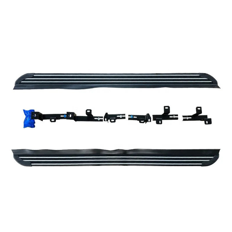 Car Craft Compatible With Jeep Wrangler Rubicon 2019-2026 Side Step Ladder Pedal Running Boards Fixed Side Step 4 Door