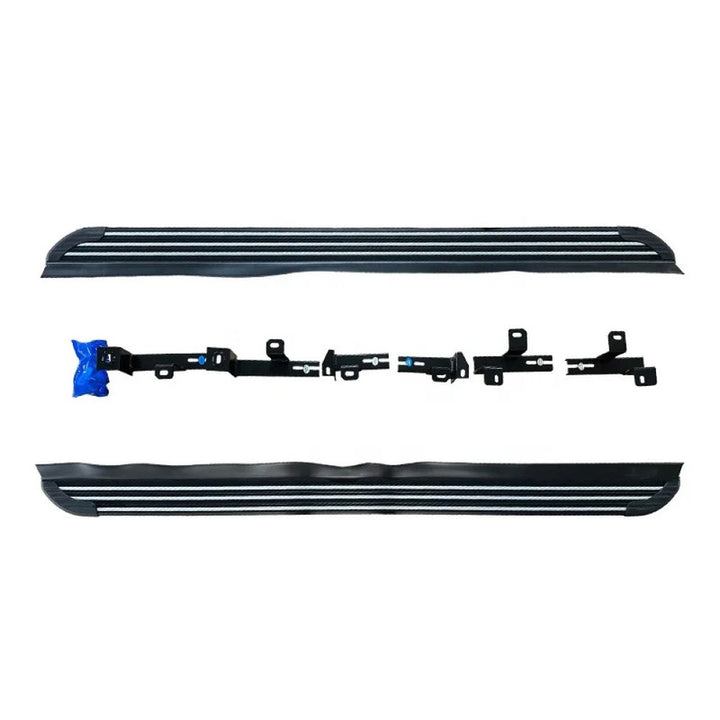 Car Craft Compatible With Jeep Wrangler Rubicon 2019-2026 Side Step Ladder Pedal Running Boards Fixed Side Step 4 Door