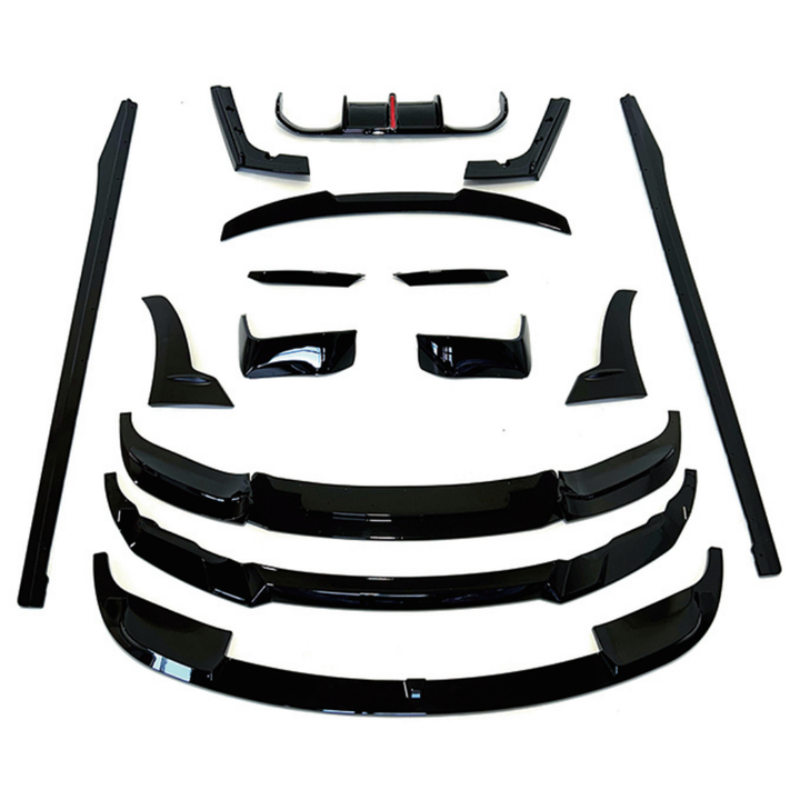 Car Craft Comptible With Bmw 3 Series F30 2012-2018 M3 M Sport Front Bumper Upgraded Bodykit Body Kit Skirts Splitter Front Rear Lip Diffuser Side Skirts Spoiler Trims Cannards Vten Style CC-9086