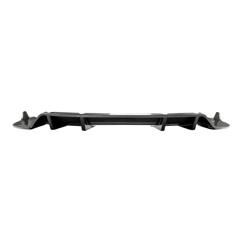 Car Craft Compatible With Audi Q3 F3 Sportback 2019+ Rear Bumper After Lip Diffuser Trim Skirt Zst-1539 Cf Carbon Fiber Look