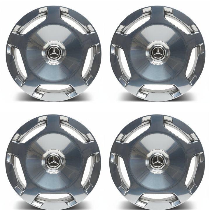 Car Craft Compatible With Mercedes G Class Glc Gle Gls G Wagon W464 W463 W465 W254 X254 W166 X166 W167 X167 Forged Alloy Wheel Macwheel Rim Maybach Style Front 22x10 Rear 22x11 Et Front 40 Rear 42 Pcd Front 5/112 Cb 66.5 22 Inch