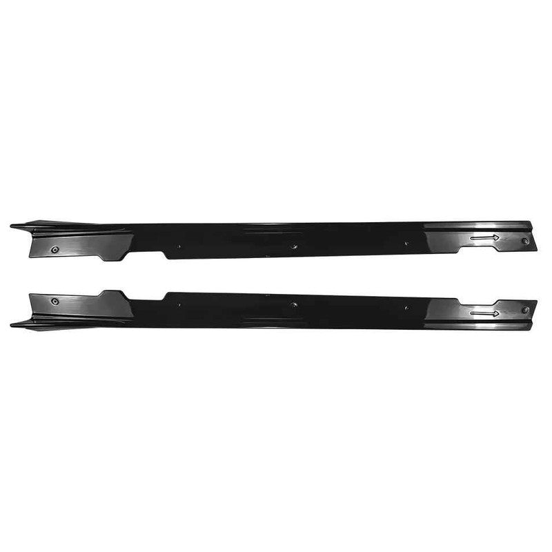 Car Craft Compatible With Mini Cooper Jcw F66 F67 2024+ Jcw F66 F67 Car Side Skirts Splitter Running Board Trim Zst-1389 Gb Glossy Black - CAR CRAFT INDIA