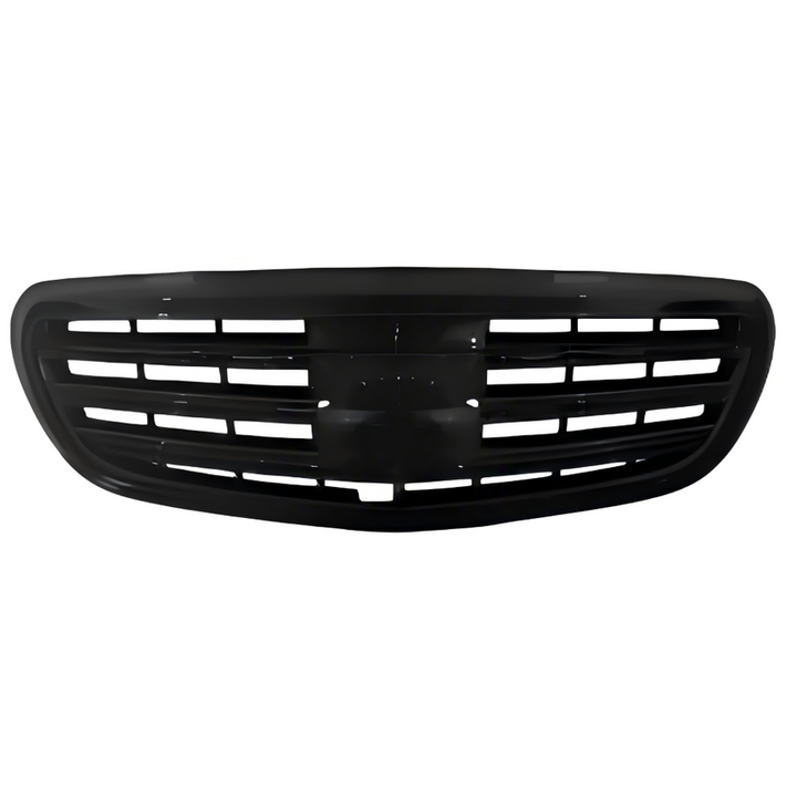 Car Craft Compatible With Mercedes Benz E Class W213 C238 2016-2020 Front Bumper Show Grill Classic Style Black Gc W213-010