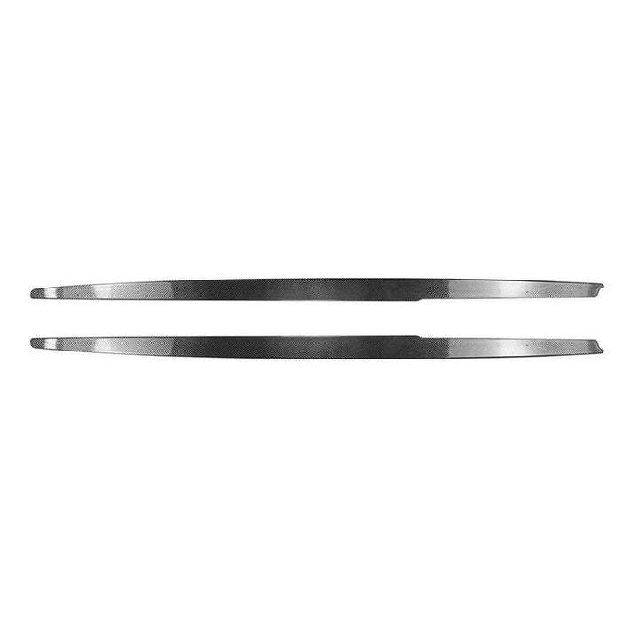 Car Craft Compatible With Bmw 5 Series F10 2010-2017 Side Skirt Splitter Trim Running Board Zst-1343 Cf Carbon Fiber Look