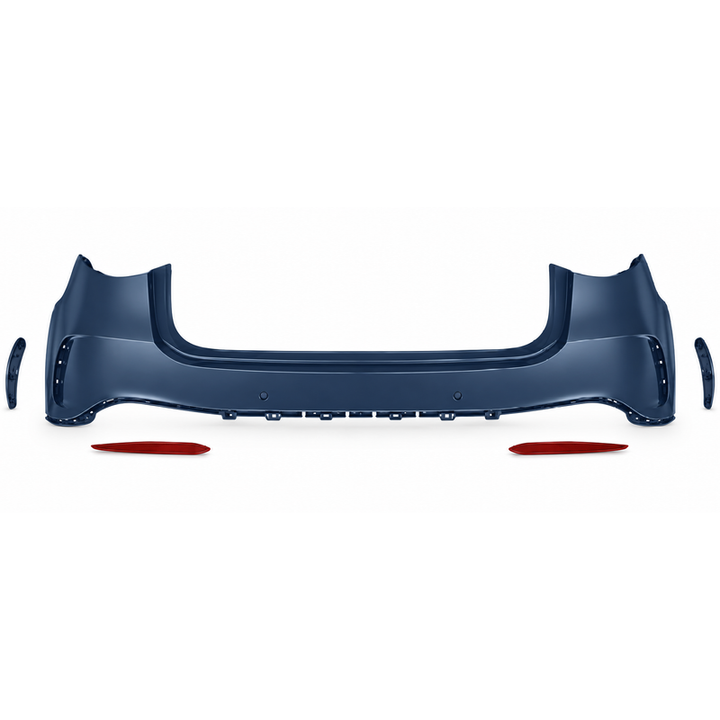 Car Craft Compatible With Mercedes Benz Glc W254 2023-2026 Upgrade Facelift Convert To Glc63 Amg Bodykit Rear Bumper Skirt Gc W254-004