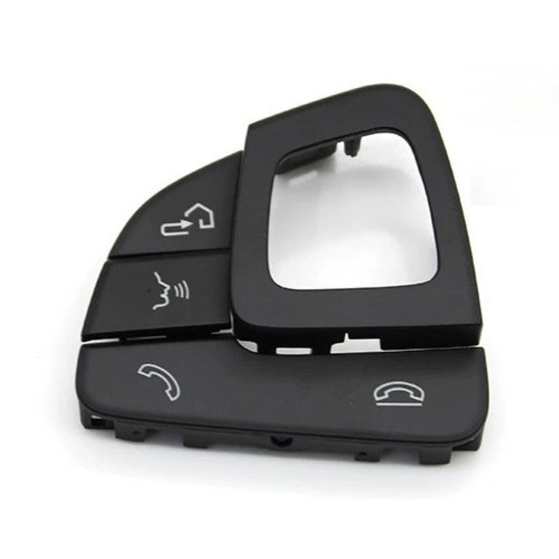 Car Craft Compatible With Mercedes Benz E Class W213 Sedan 2016-2018 E Class W238 Coupe Cabriolet 2016-2018 Car Steering Wheel Switch Control Button Cover 0999056400-a Cover Left Black A CC-10651