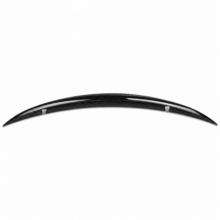 Car Craft Compatible With Mercedes Benz E Class W213 2016-2021 Rear Trunk Wing Boot Lip Wing Spoiler Amg Carbon Fiber Look