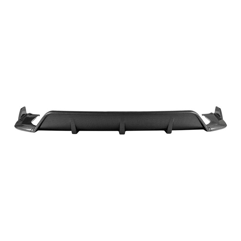 Car Craft Compatible With Bmw X5 F15 2014-2018 After Rear M Sport Bumper Night Knight Lip Diffuser Splitter Skirt Zst-1359 Cf Carbon Fiber Look