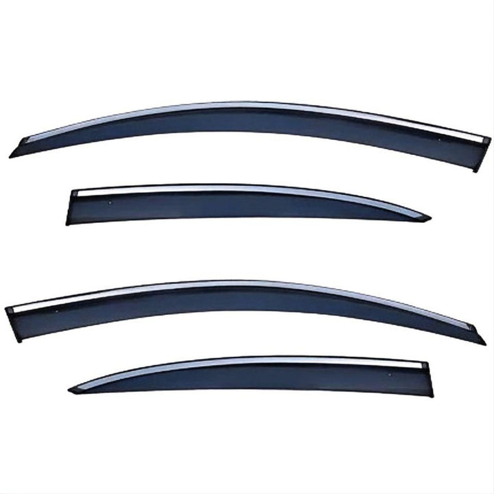 Car Craft Compatible With Toyota Land Cruiser Lc100 Lexus Lx470 2003-2007 Rain Shine Side Window Wind Deflectors Rain Sun Guard Door Visor Doorvisor Deflector Visor Shades Ventvisor Strip CC-7758 - CAR CRAFT INDIA