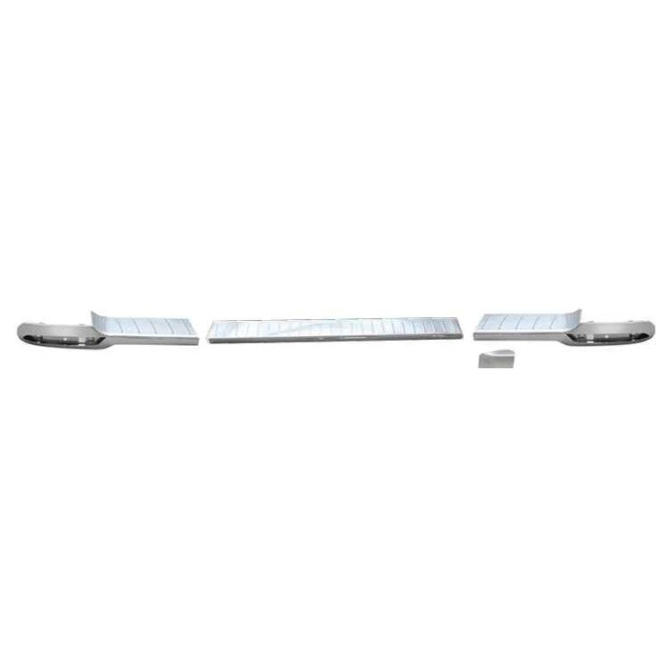 Car Craft Compatible With Mercedes Benz Gls W167 X167 2019-2024 Upgrade Facelift Convert To Gls Maybach Style Rear Bumper Chrome Trim Cover