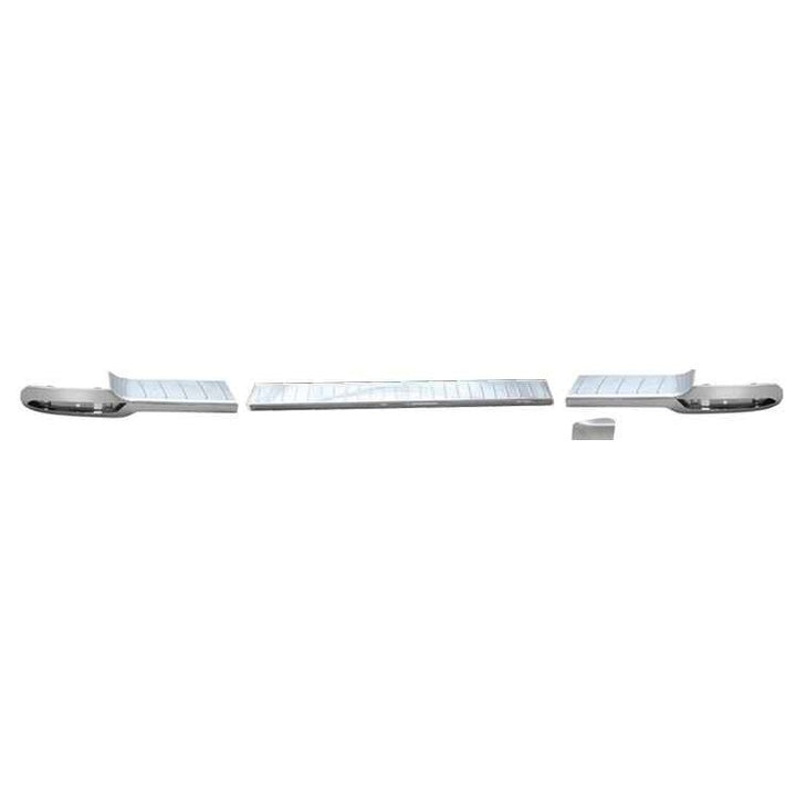 Car Craft Compatible With Mercedes Benz Gls W167 X167 2019-2024 Upgrade Facelift Convert To Gls Maybach Style Rear Bumper Chrome Trim Cover