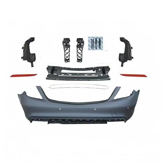 Car Craft Compatible With Mercedes Benz S Class W222 2014-2017 Upgrade Facelift Convert To Amgs63 S63 Bodykit Rear Bumper Side Trim