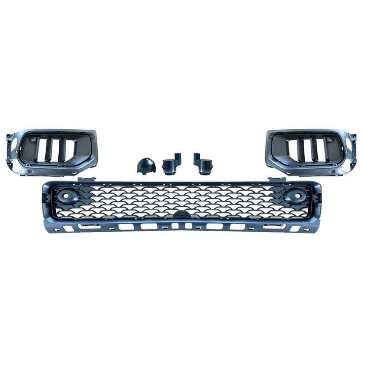 Car Craft Compatible With Mercedes Benz G Class G Wagon W464 G63 2019-2024 G63 G55 Modified Front Fog Lamp Light Grille Frame W465 Style
