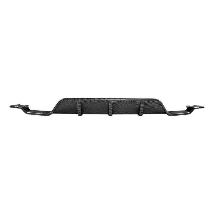 Car Craft Compatible With Bmw X3 G01 Pre-facelift M Sport 2018-2021 Rear Bumper After Lip Diffuser Trim Skirt Zst-1483 Cf Carbon Fiber Look